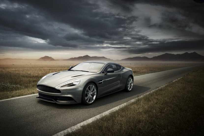 The Vanquish is new for 2013, positioned at the top of Aston Martin’s small family.