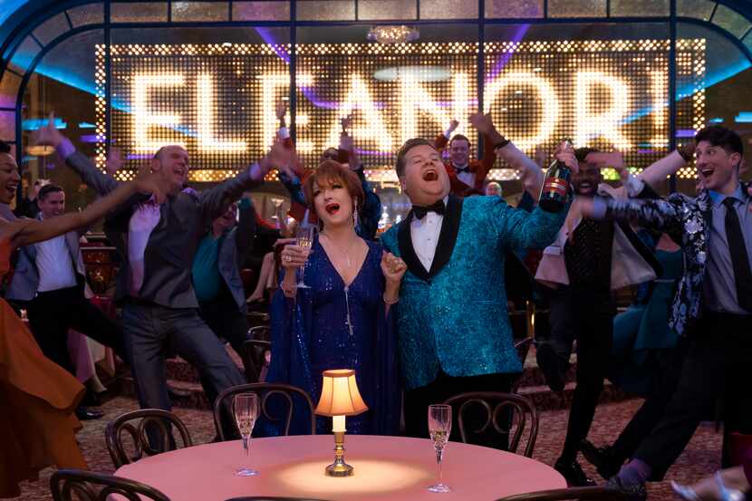 Meryl Streep and James Corden star in "The Prom," director Ryan Murphy's film version of the...