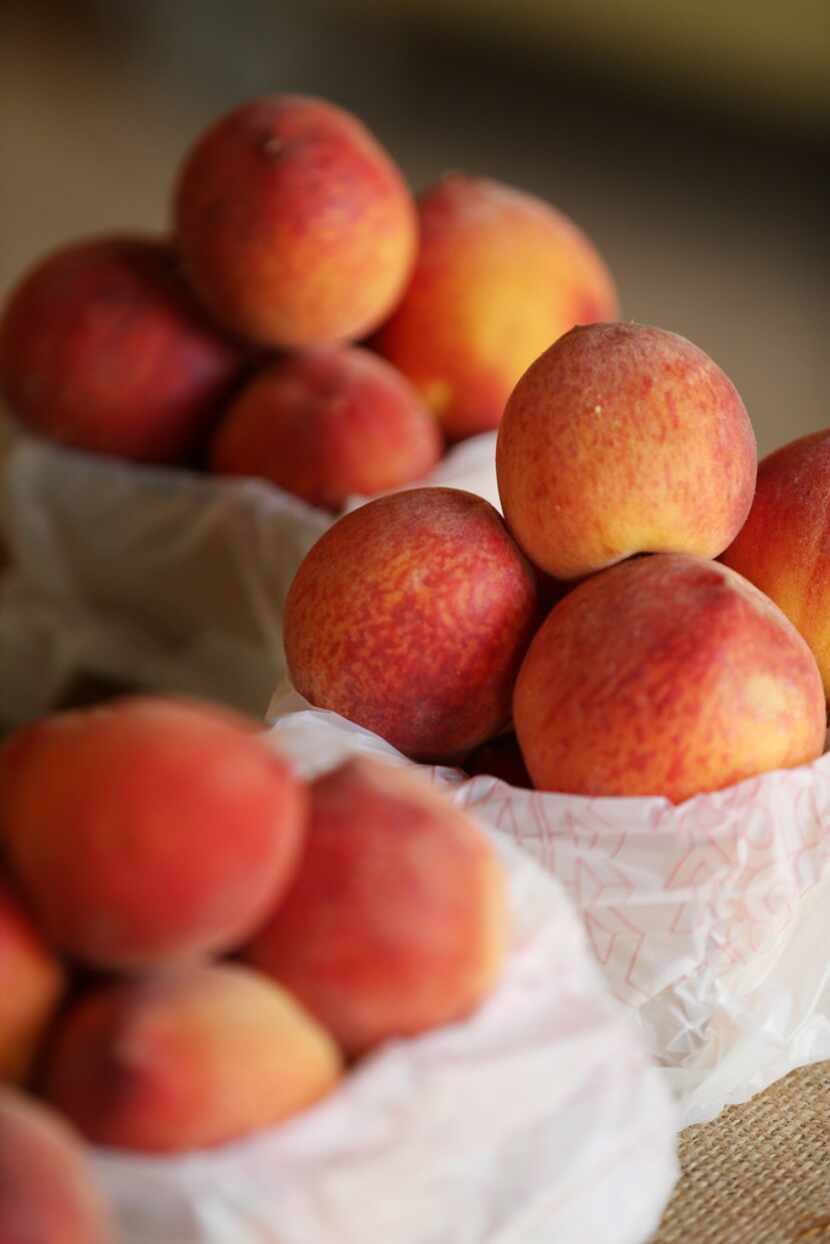 Texas peach season's winding down, though there might still be fresh peaches available at...