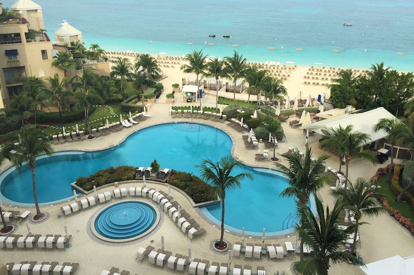A room with a breathtaking view at the Ritz Carlton Grand Cayman