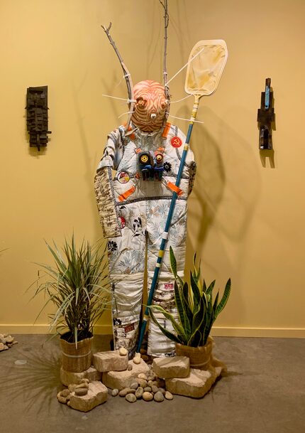 Simón Vega, Desert Space Storm Suit, 2021, Fabric, discarded found objects, paint,...