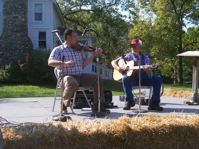 David Scrivner, left, is one of the few musicians ever to play Pa's Fiddle. He'll do so...