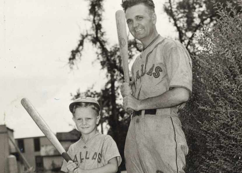 Kal Segrist Jr. with his father