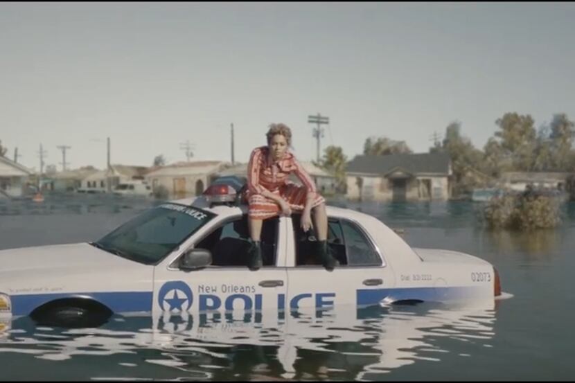 Screengrab from the video for 'Formation.'
