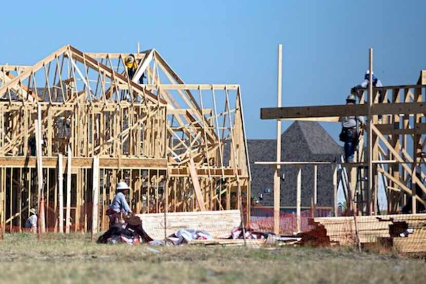  North Texas home starts were up more than 20 percent in the first quarter while building...