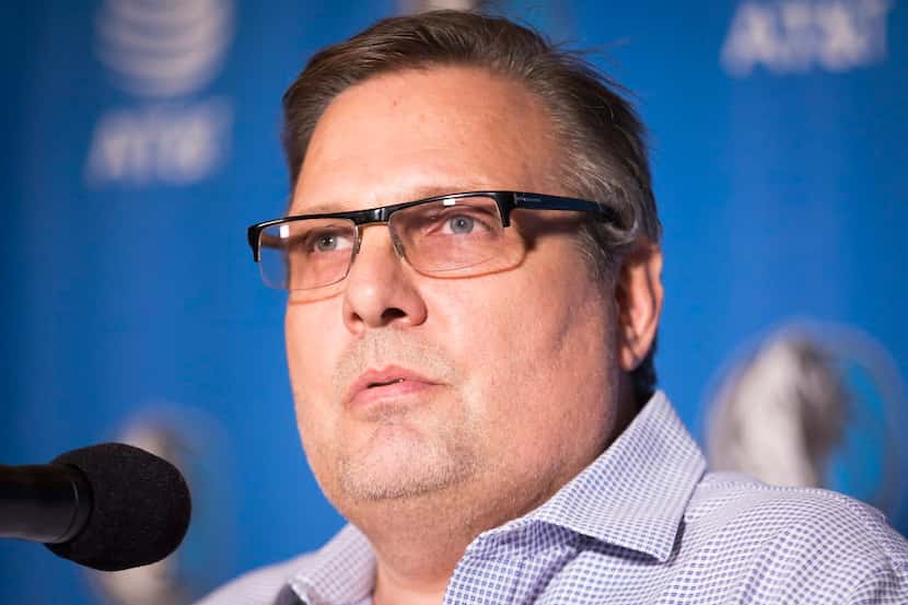 FILE - Mavericks president of basketball operations and general manager Donnie Nelson...