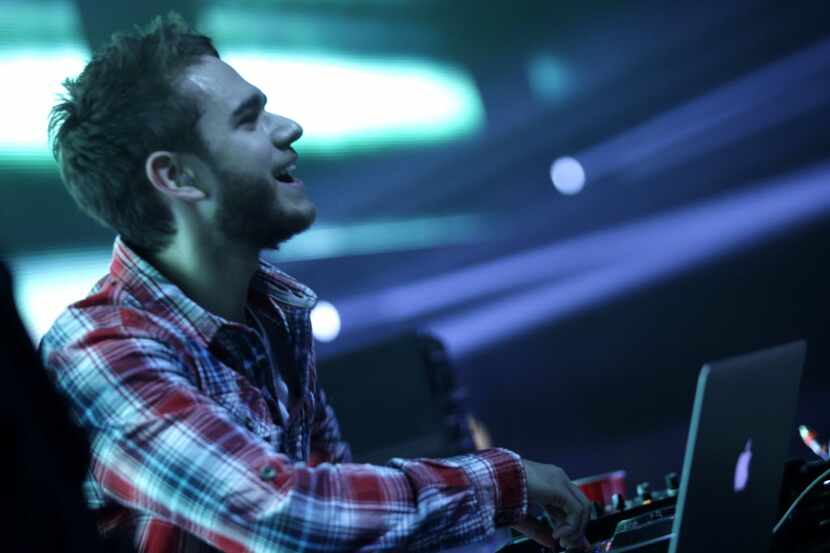 Zedd performs during the Lights All Night festival at the Dallas Convention Center in...