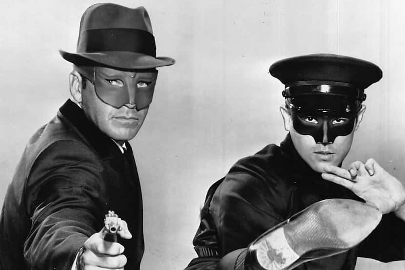 Van Williams and Bruce Lee, who co-starred in "The Green Hornet," in a 1966 photo.