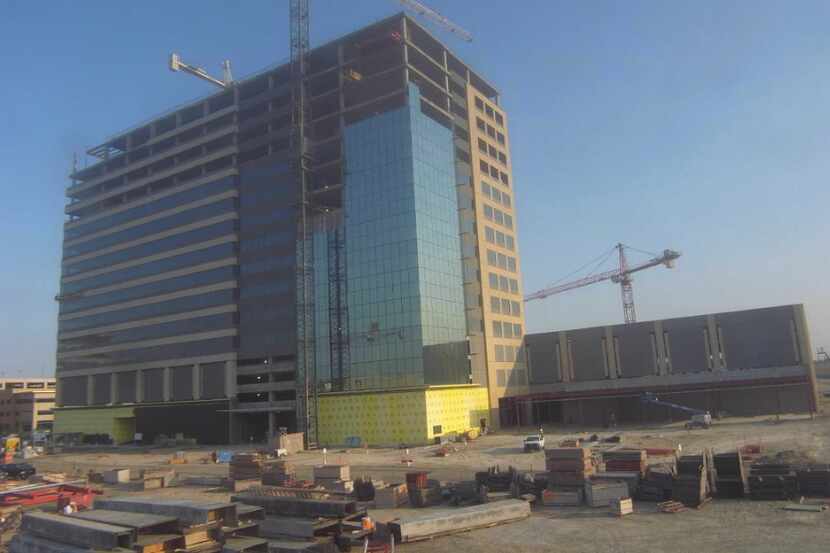  State Farm will start moving into the fourth tower on Plano Road early next year. (KDC)