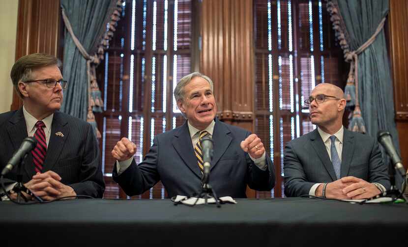 Gov. Greg Abbott announces a deployment of National Guard troops to the Texas-Mexico border...