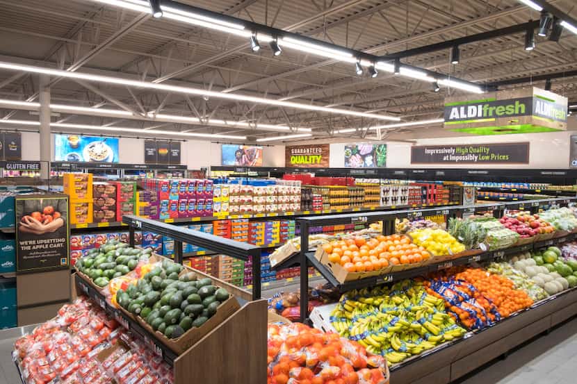 Aldi's larger produce section. The company said in February 2017 that it  plans to spend...