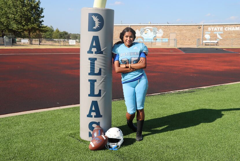 Jacqueline Aguilar poses for a photo in uniform.