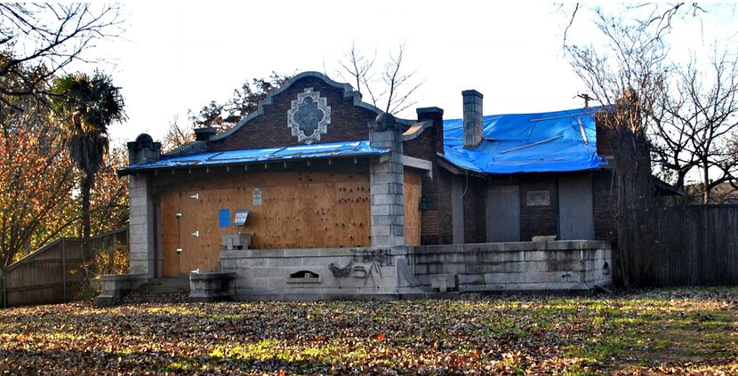 The exterior of the Bianchi House today