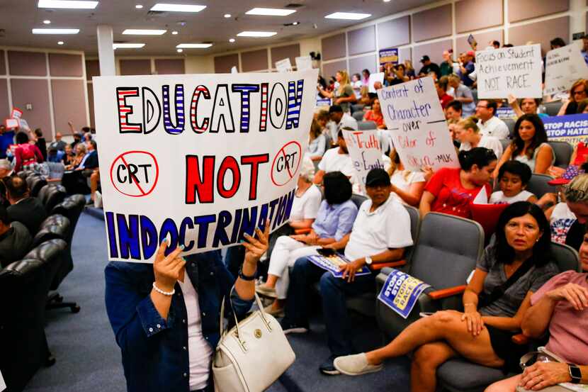 Across Texas, school board meetings are increasingly heated.