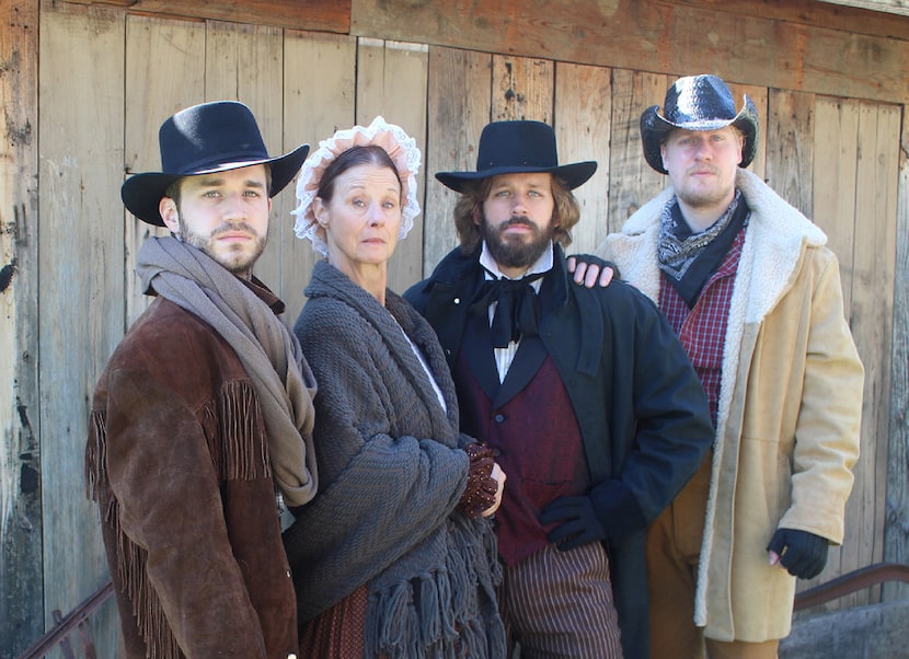 (from l-r) Max Swarner, Cindee Mayfield, Sterling Gafford and Blake Blair perform in  Bruce...