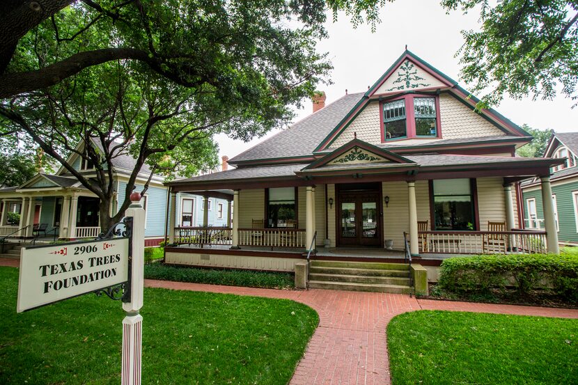 The Texas Trees Foundation office is on Swiss Avenue in Dallas.