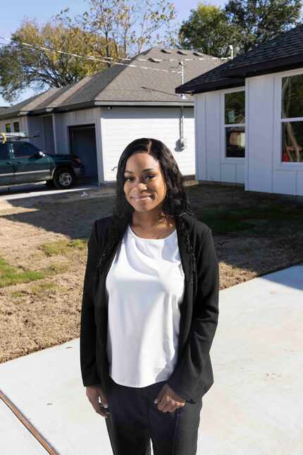 Queenetra Andrews’ firm has built several dozen single-family homes in Dallas, including two...