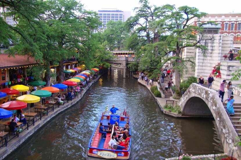 Walk or bicycle along the San Antonio River Walk between restaurants, museums, hotels and...