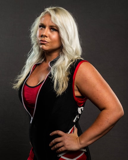 Professional wrestler Miranda Gordy poses for a studio portrait. (Courtesy: Chris Manning, MLW)