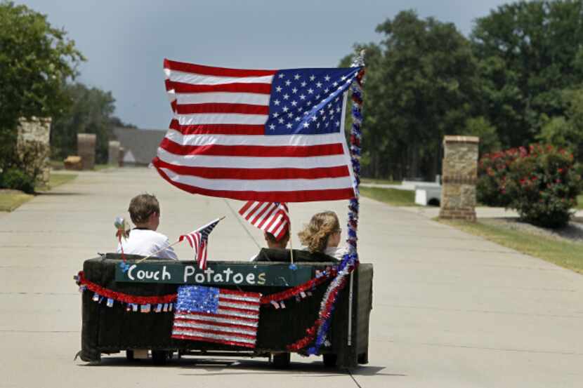 Mark Dieterich has kept alive a Fourth of July parade tradition — a motorized sofa called...