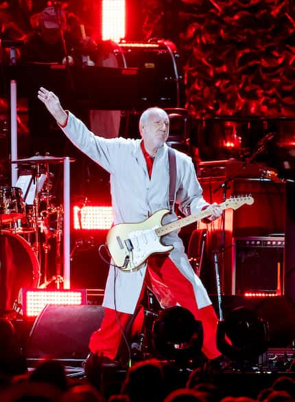 Pete Townshend of The Who performs at Fenway Park on Friday, Sept. 13, 2019, in Boston.