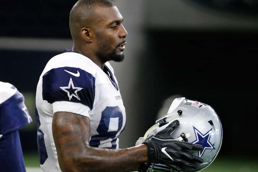 Dallas Cowboys wide receiver Dez Bryant (88) is pictured during practice at the Star in...