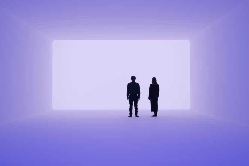 James Turrell's Ganzfeld “Aural” is a 2018 work designed to foster a unique experience for...