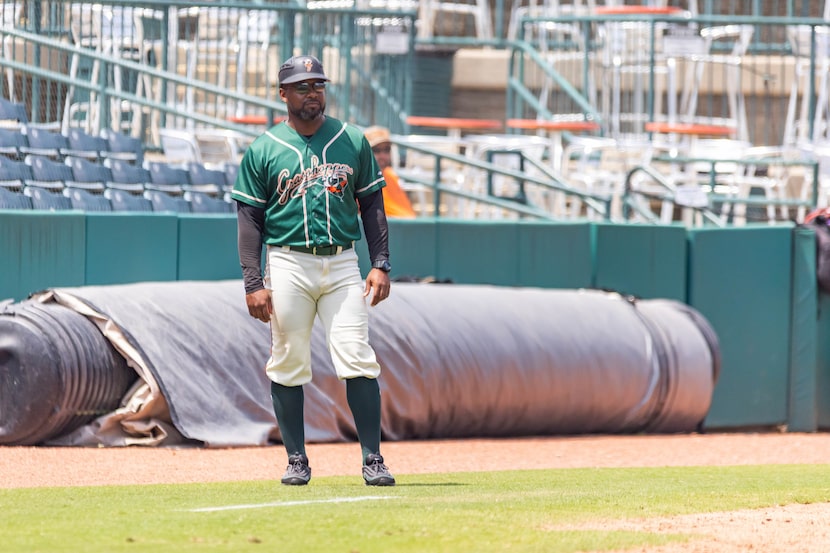 Greensboro Grasshoppers manager Kieran Mattison.