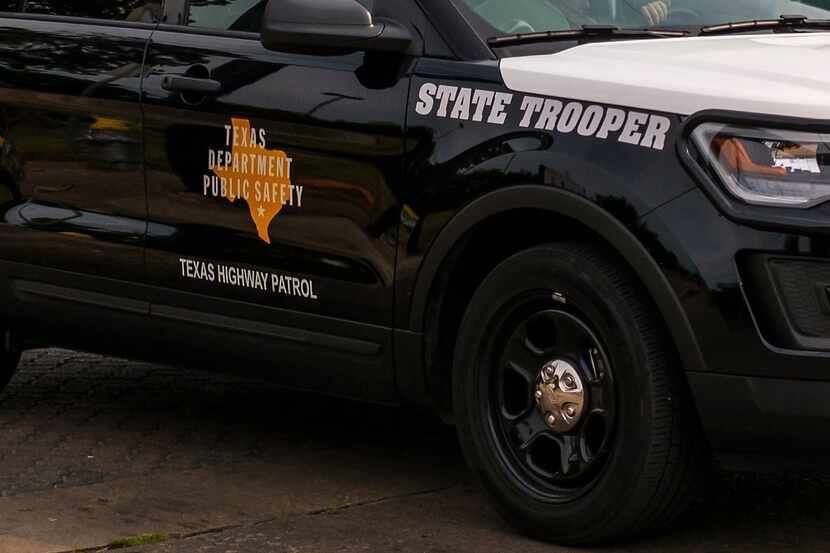 Un auto del Departamento de Seguridad Pública de Texas.