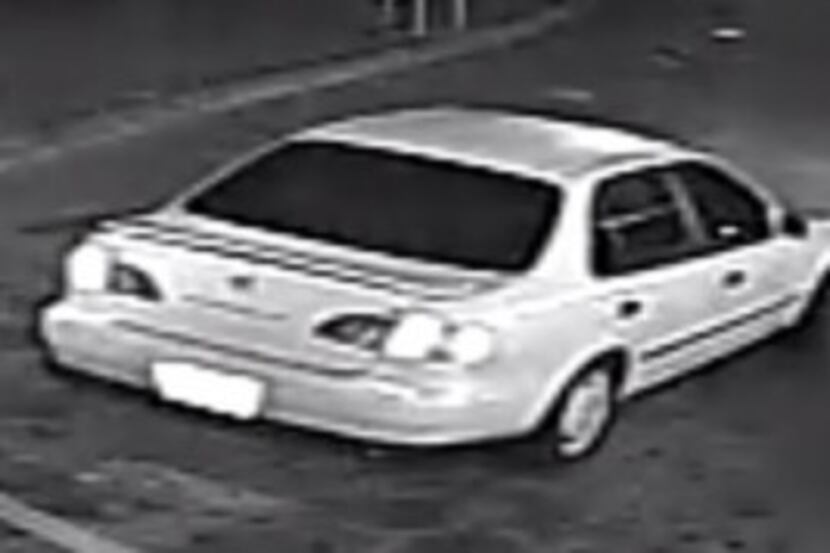  The robber fled in a white four-door sedan with a spoiler. His next stop may have been...