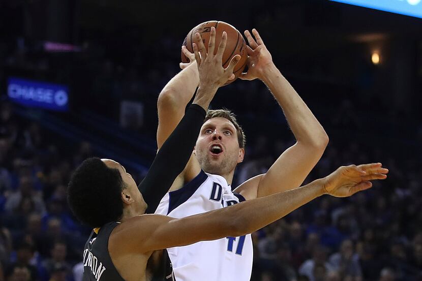 Dirk Nowitzki had 16 points and 11 rebounds and at least one major moment of one-upmanship...