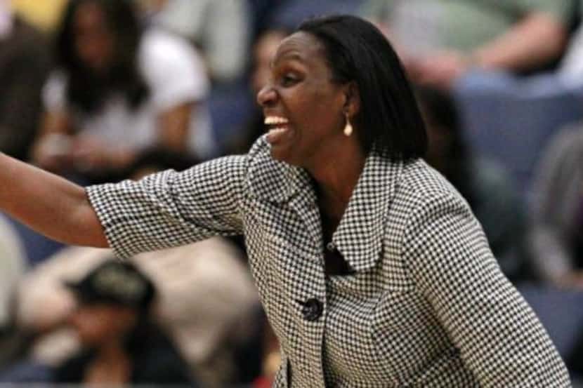 Andrea Robinson has been the girls basketball coach at DeSoto for two years. (G.J....