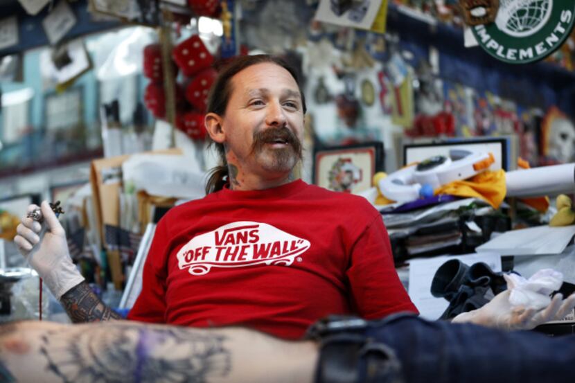 Deep Ellum's Oliver Peck has become a star of the tattoo world, serving as a judge on TV’s...