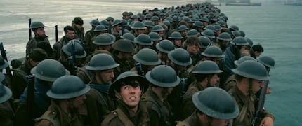 A scene from Christopher Nolan's new epic action thriller "Dunkirk."