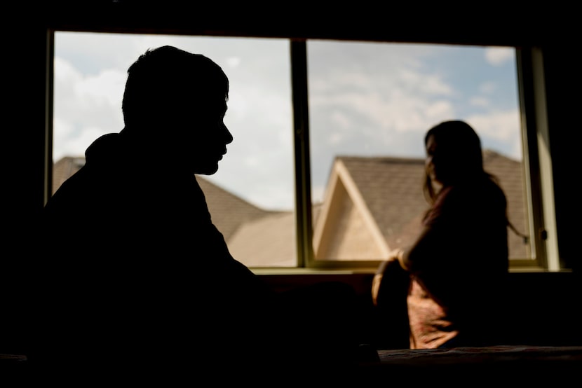 Hasan, now 13, and his mother Tahmina pose for a portrait on, Wednesday, Sept. 20, 2023, at...