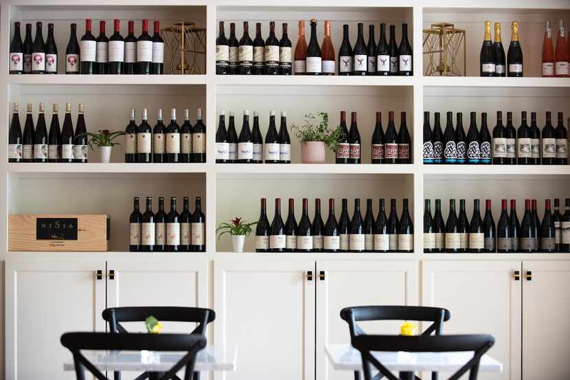 Trova Wine + Market in Dallas offers an array of specialty wines as well as charcuterie and...