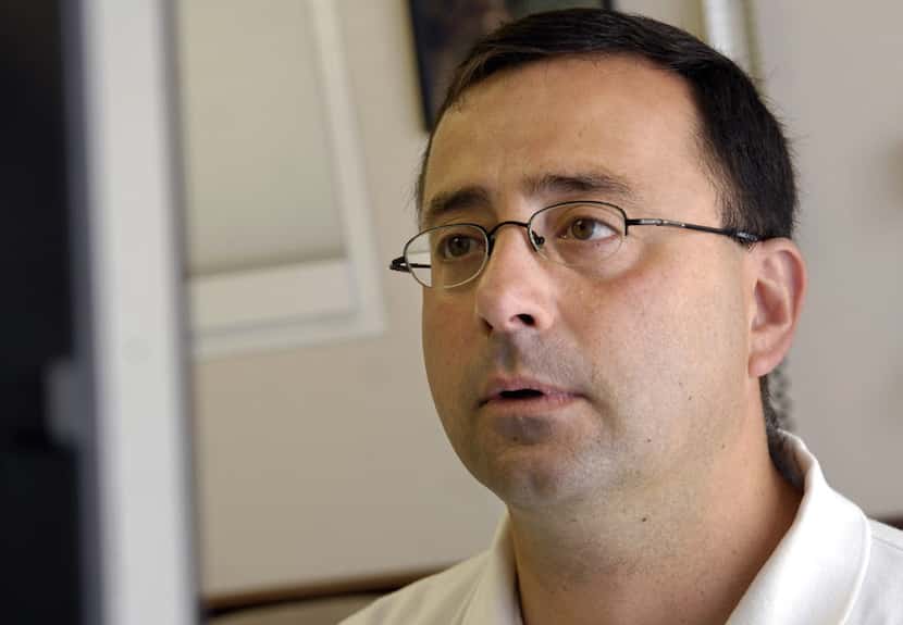 Dr. Larry Nassar, who was fired by Michigan State University in September, has been accused...
