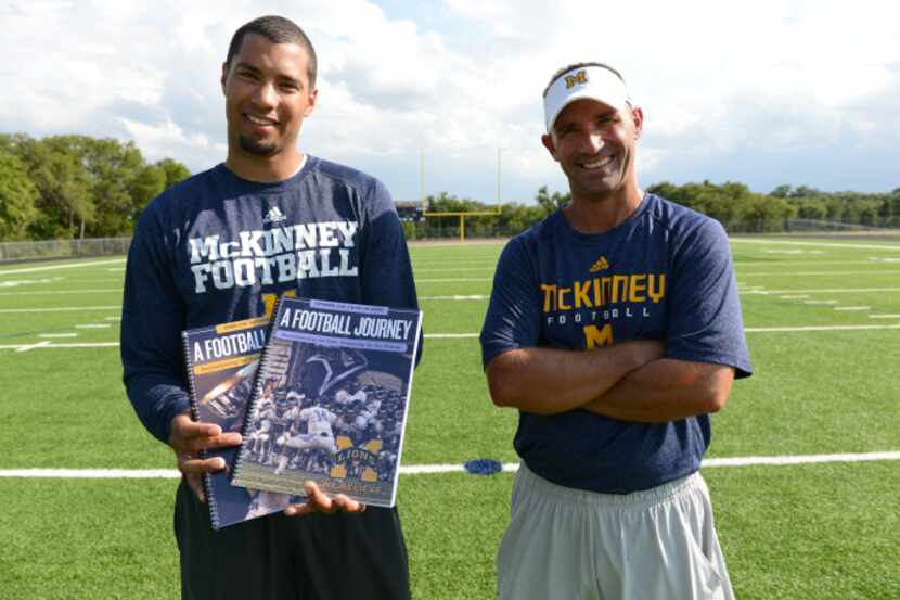 Jeff Smith (right) was the head football coach at McKinney High School. He and fellow coach...