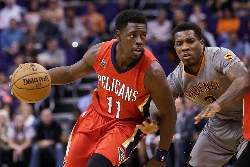 New Orleans Pelicans guard Jrue Holiday (11) could be an attractive free-agent target for...