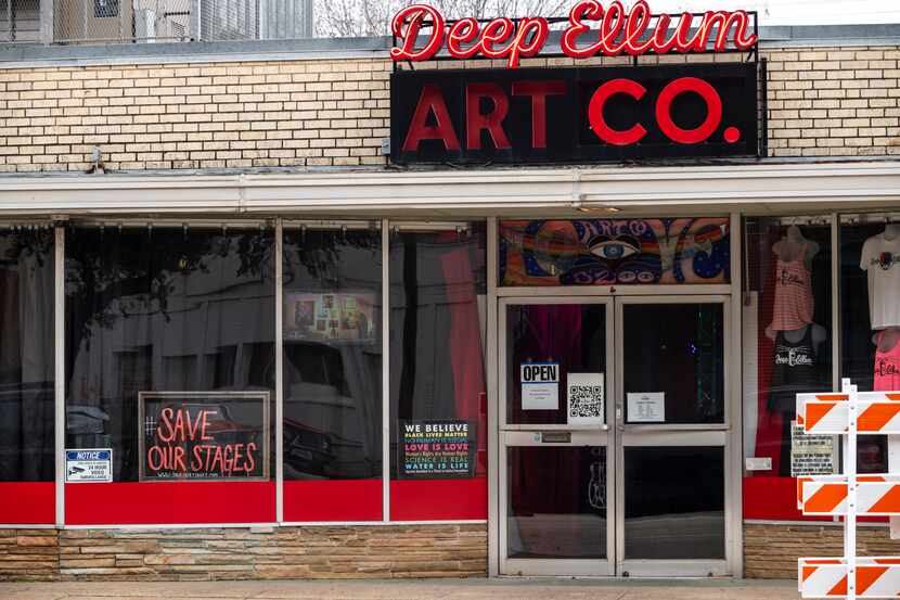 Deep Ellum Art Co. is one of a number of Dallas venues that will continue to require masks...