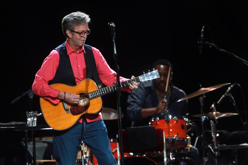Eric Clapton performs at American Airlines Center in 2013.