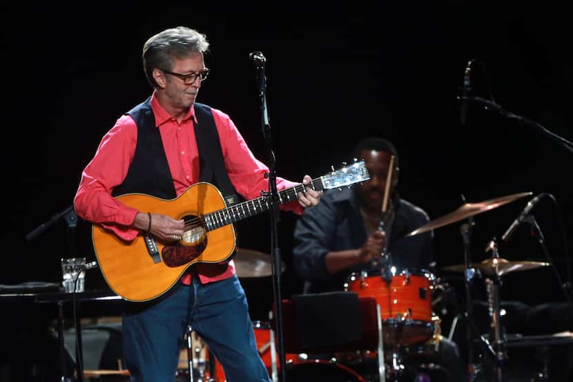 A 2013 file photo shows Eric Clapton performing at American Airlines Center. On Monday,...