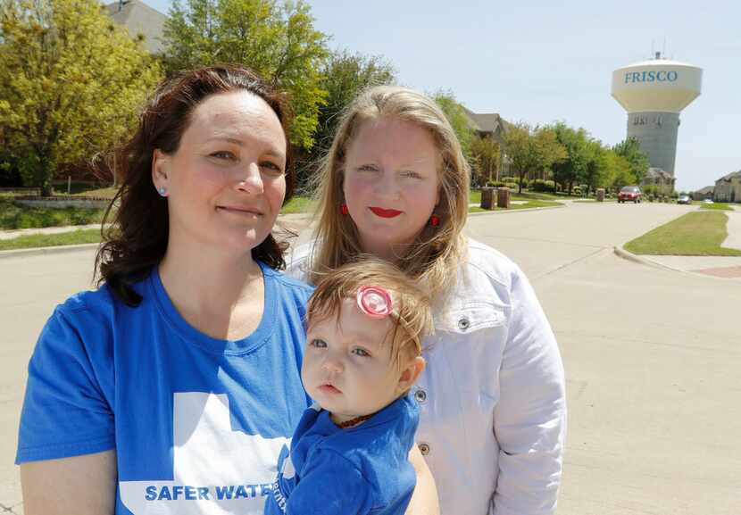 Leigh Wilcox, mother of Kaia Wilcox, 8 months, and Amanda Trask are co-founder's of Safer...