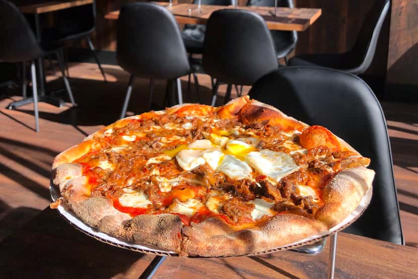 Flattery is a pizza joint in Dallas that opened in December 2019. Here's the Texan pizza...