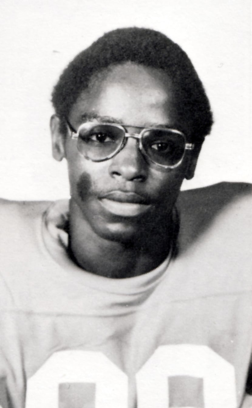 Charlie Strong photo from 1978 "Pioneer," the yearbook from Batesville High School in...