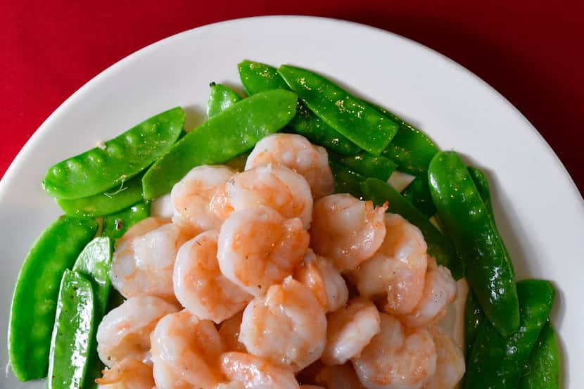 A dish of crystal shrimp from Royal China restaurant in Dallas on Dec. 17. 