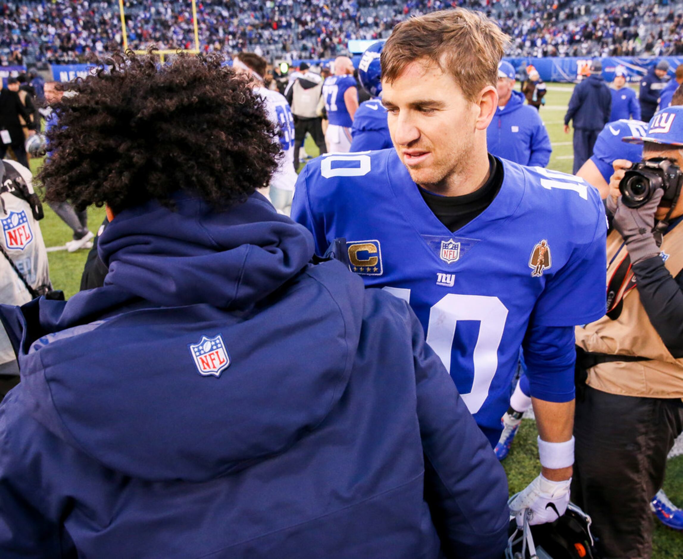 New York Giants' Dave Gettleman feels 'fine' with Eli Manning's 2019 pay