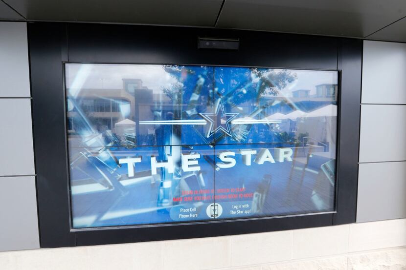 Interactive video boards at The Star in Frisco on Wednesday, August 23, 2017. The screen...