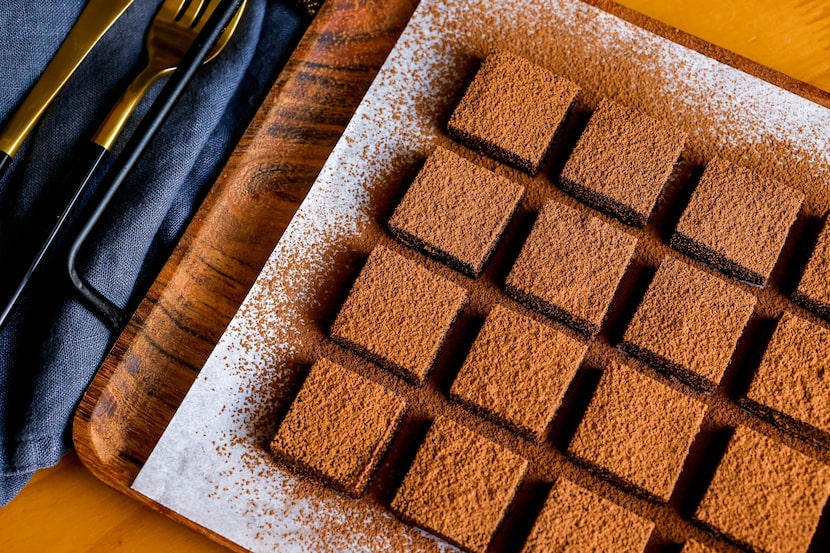 Nama Chocolate is a popular dish on Two Plaid Aprons.