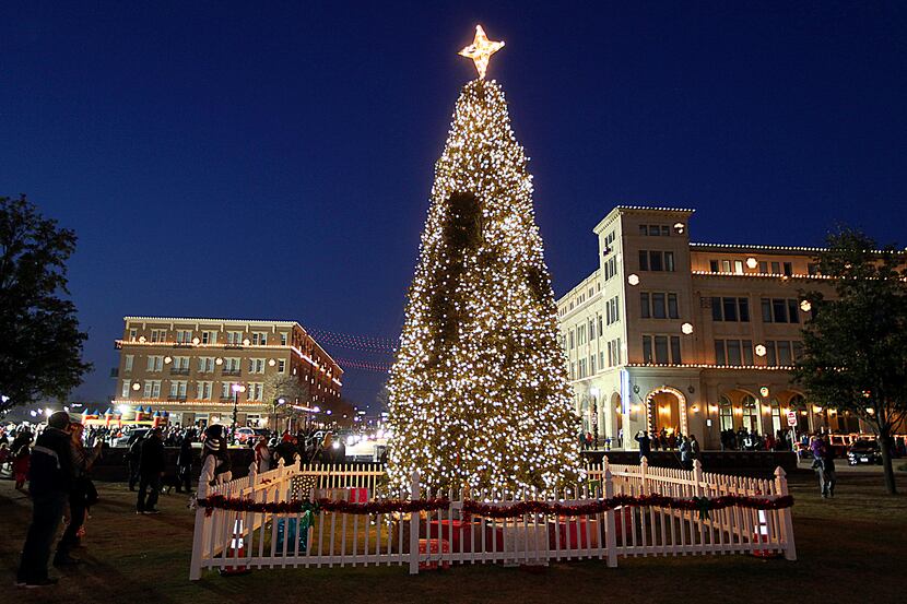 The 10th annual Christmas in the Square Light Extravaganza begins Friday in Frisco Square...